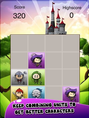 2048 King The Crown - Medieval Puzzle Tiles Free