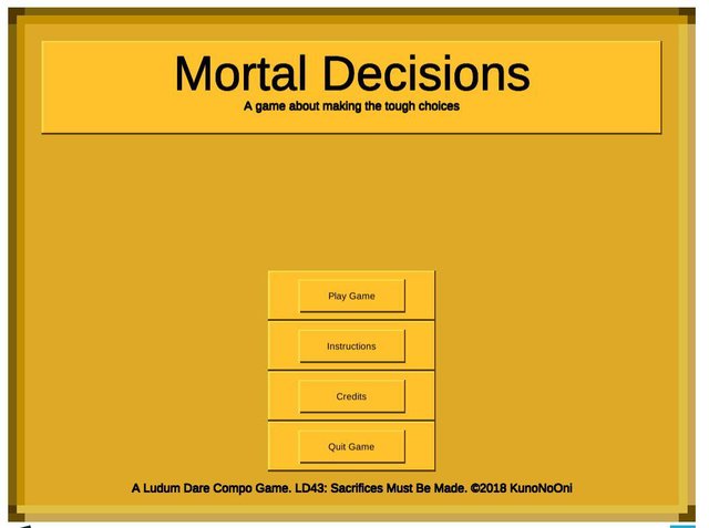 Mortal Decisions