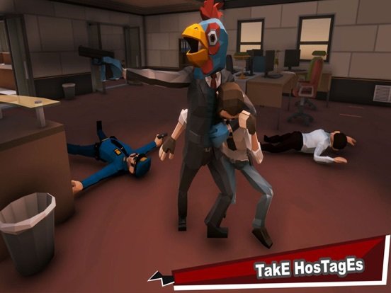 Bank Robbers Vs Police Battle