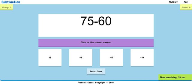 Math Game (itch) (FrancoisCoding)