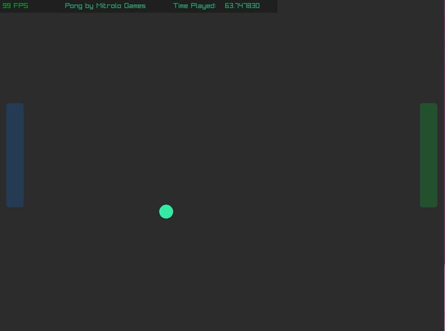 Pong in raylib