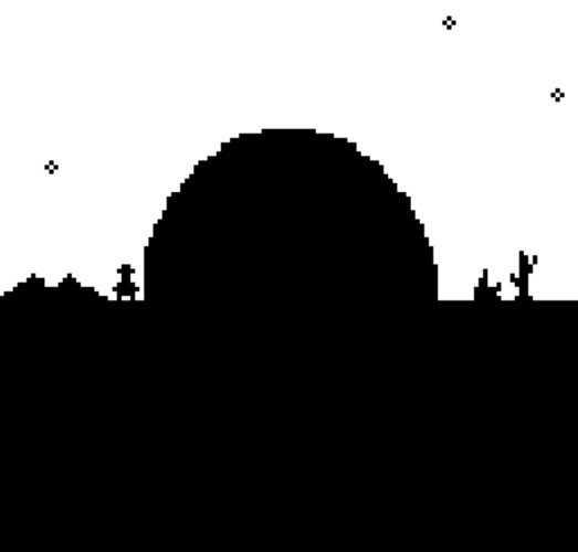 Black and white adventures