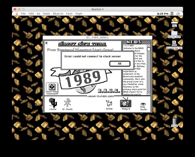Brentwood Hypertext User's Group (January 1989)
