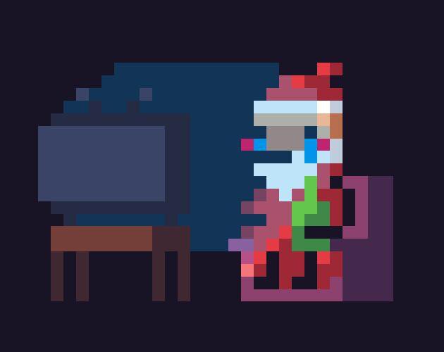 Drinking Santa