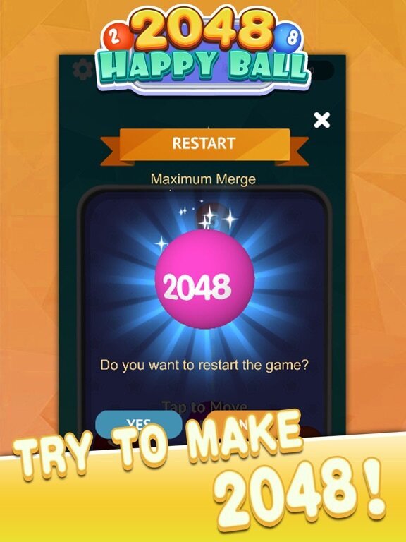 Happy Ball 2048