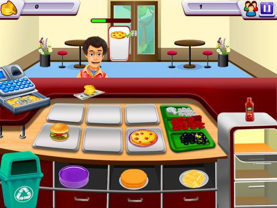 Pizza Shop Food Cash Register