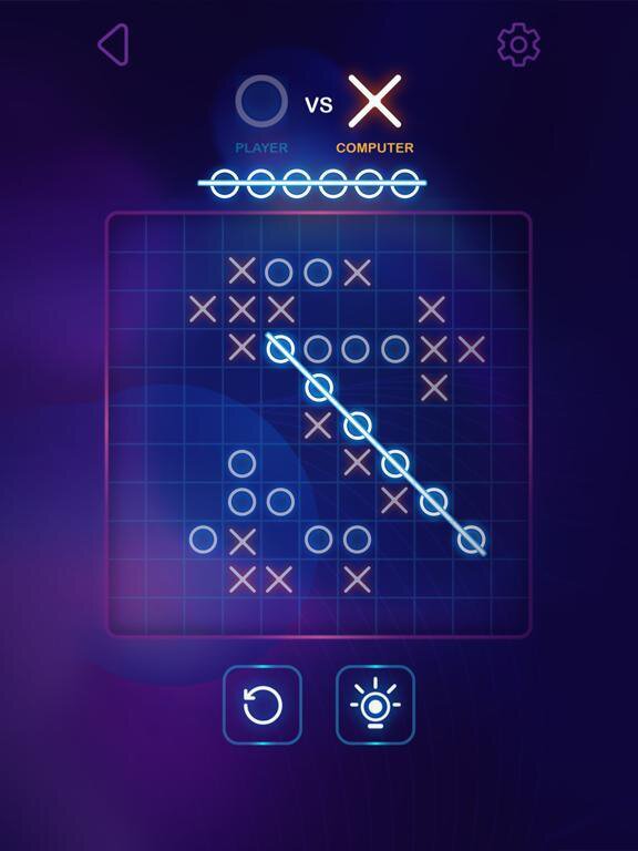 Tic Tac Toe Glow - XOXO