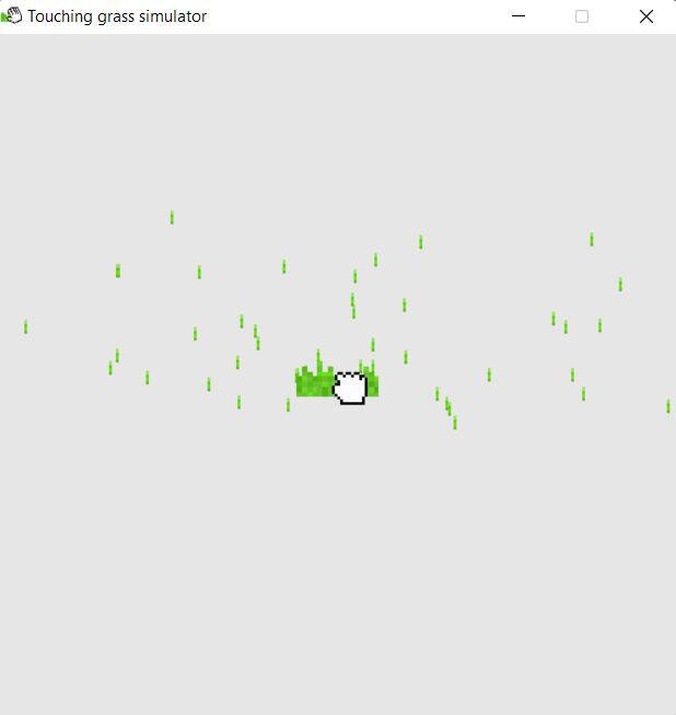 Touching grass simulator (Abfelgames)