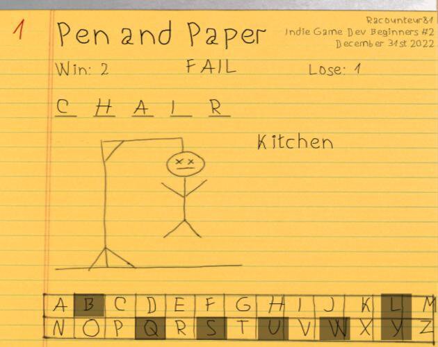 Pen and Paper