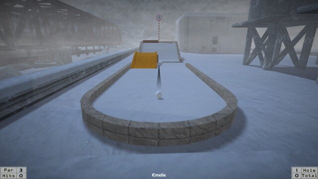 Mini Golf in Frozen City