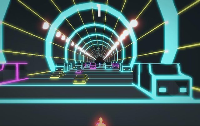 Motorbike Neon City