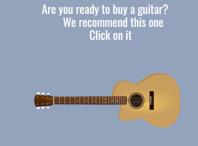 Interactive video Parts of the guitar