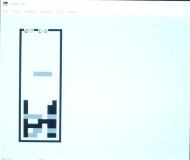 ZX81 tetris