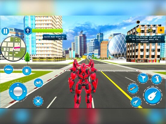 Spider Robot Car Games