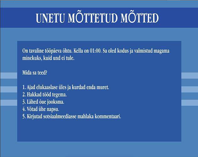 Unetu mõttetud mõtted