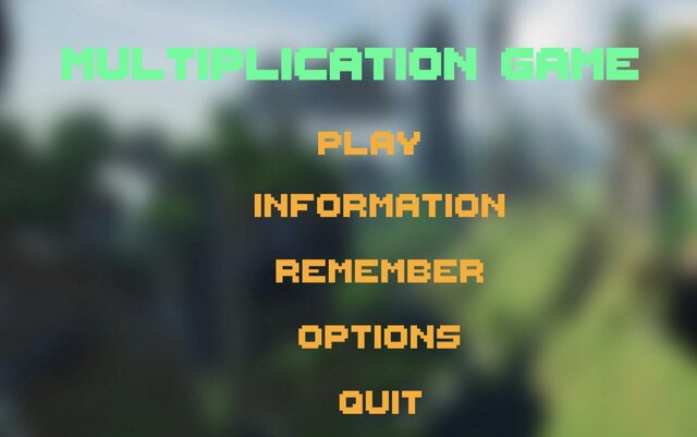 Multiplication Game