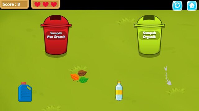 Game Pilah, Cari & Tangkap Sampah