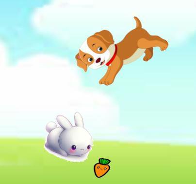 3 - Conejito y perrito