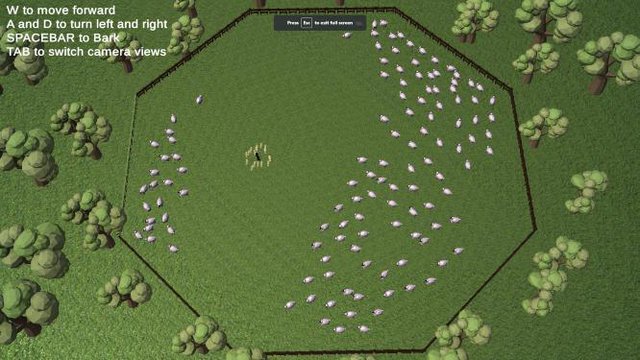 Sheepdog simulator