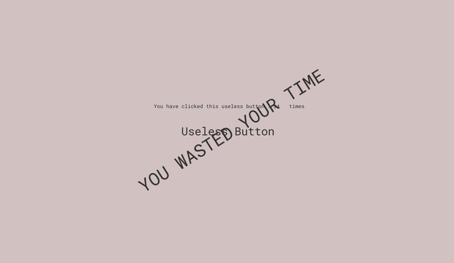 Useless Button