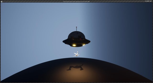 Space cats going down to earth
