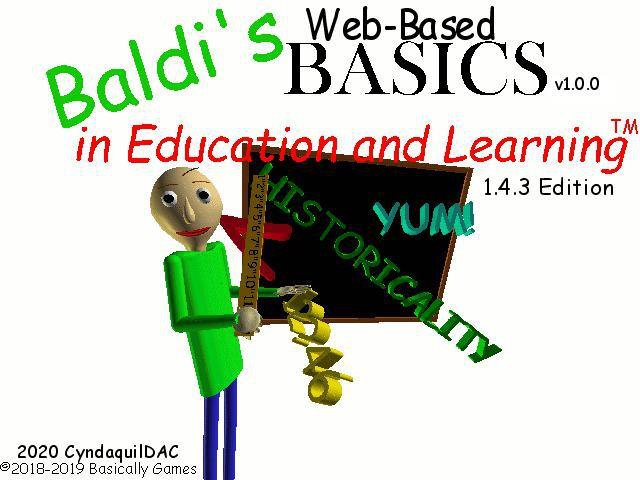 Baldi's Web-Based Basics 1.4.3 Edition