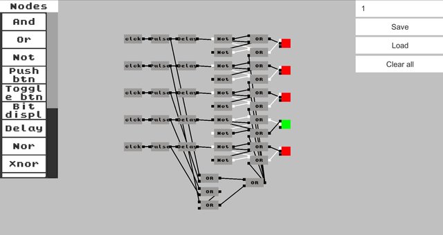 NodeLogic - logic gates simulator