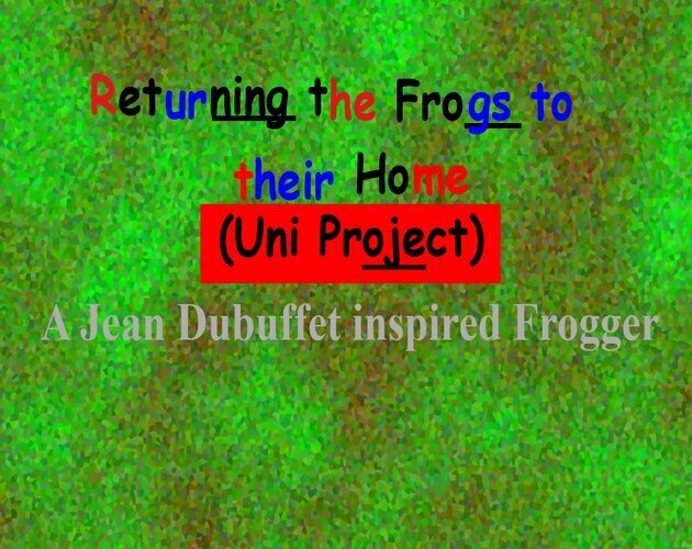 Returning the Frogs to their Home (Uni Project)