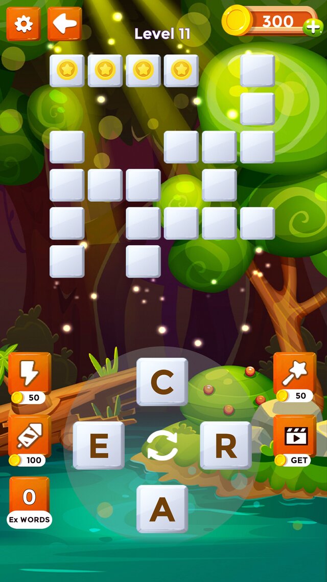 Blocky Words: Crossword Puzzle