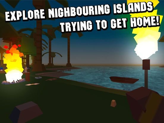 Pixel Island Survival Simulator 3D