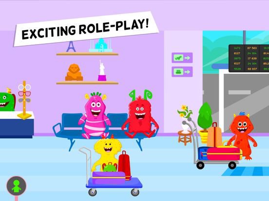 My Monster Town: Airport Game