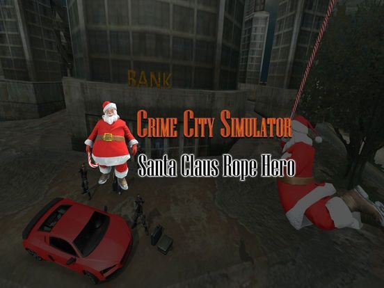 Crime City Santa Rope Hero