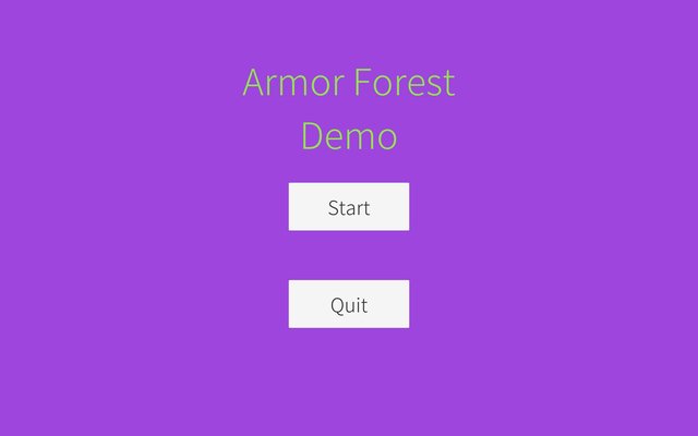 Armor Forest Demo