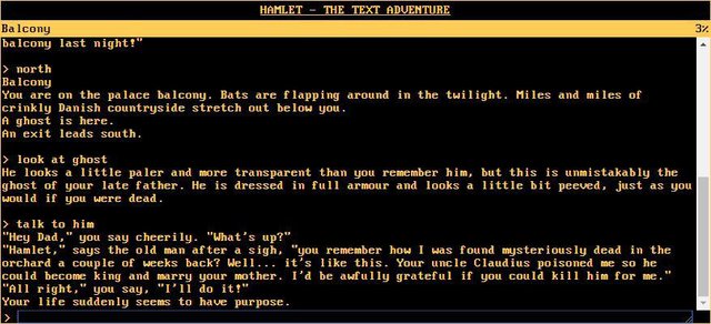 Hamlet - The text adventure