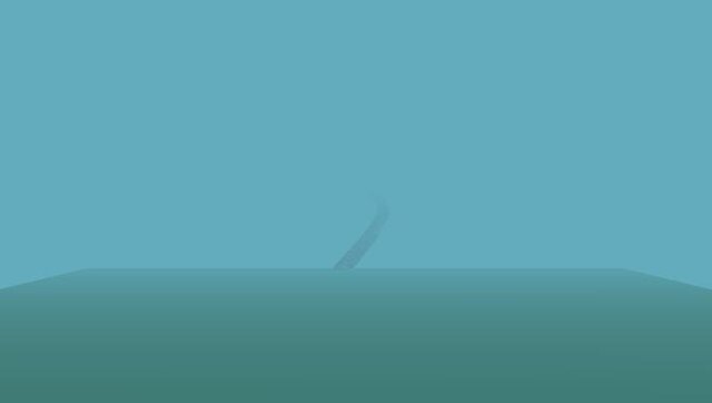 a lone walk