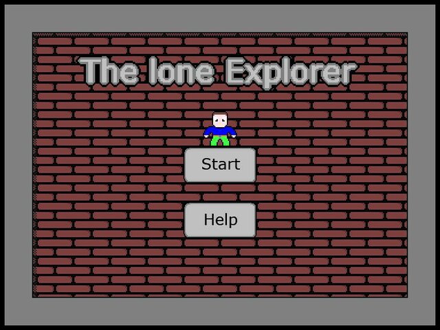 The lone explorer