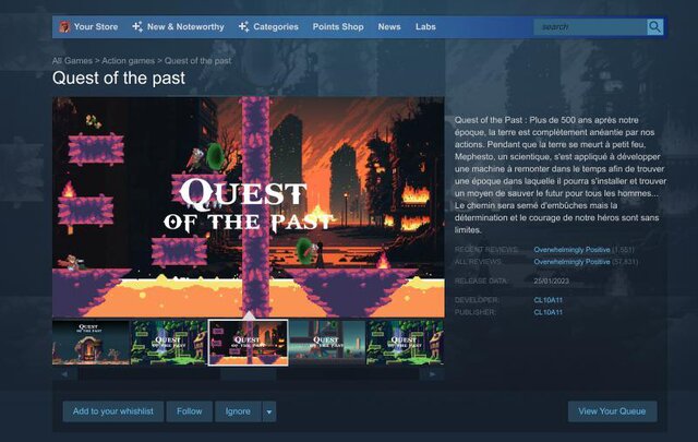 Quest of the past