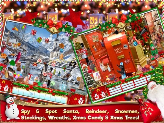 Hidden Object Christmas Puzzle