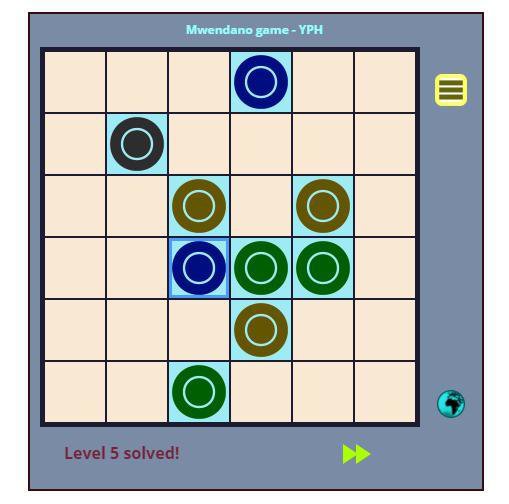 Mwendano Web version logic game