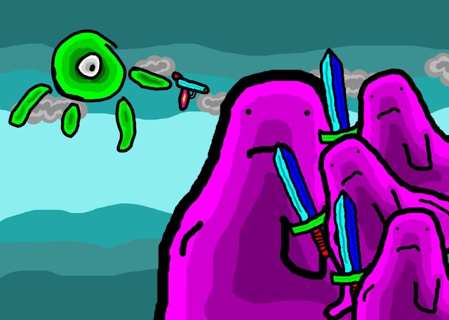 Alien vs Slime