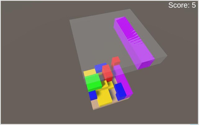 3D Tetris (RedDragonMakesGames)