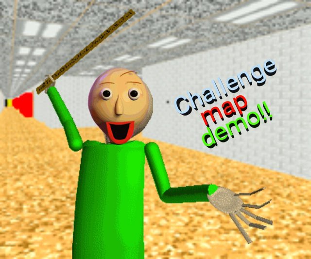 Baldis Basics - challenge map demo!!