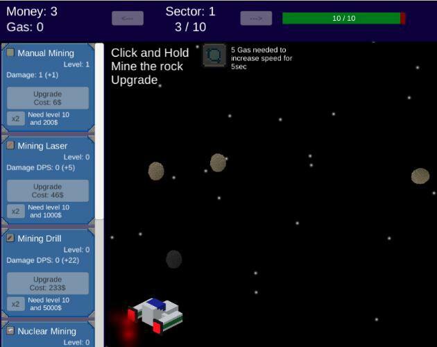 Space Idle Miner