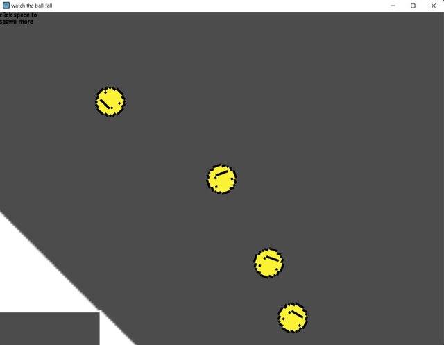 Watch my balls fall