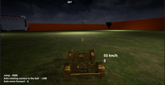 Vehicle Football. VPN multiplayer.