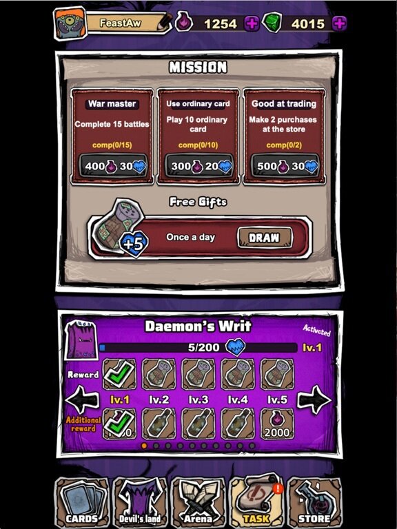 Demon Card