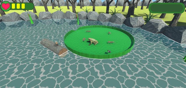 The Frog On The Log