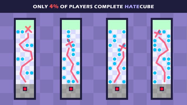 World's Hardest Game: HATECUBE