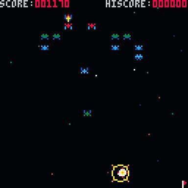 Pico8 Galaxian