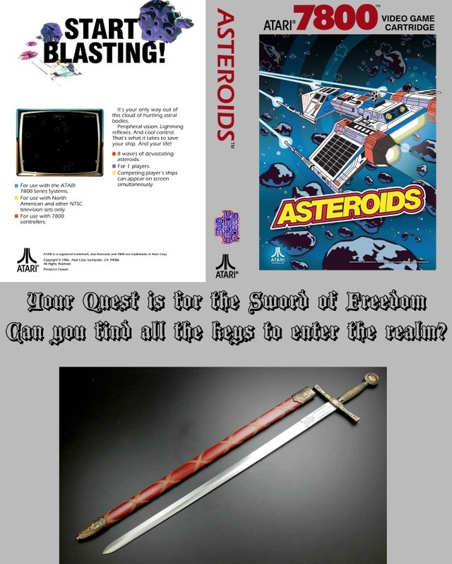 Atari 40th competition game 1 - Asteroids Mod